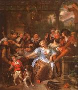 Jan Steen Merry Company on a Terrace USA oil painting reproduction